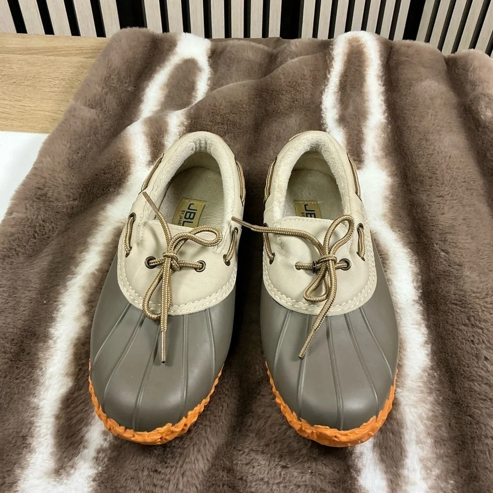 JBU Women’s Gray and Tan Shoes, Sz 7.5